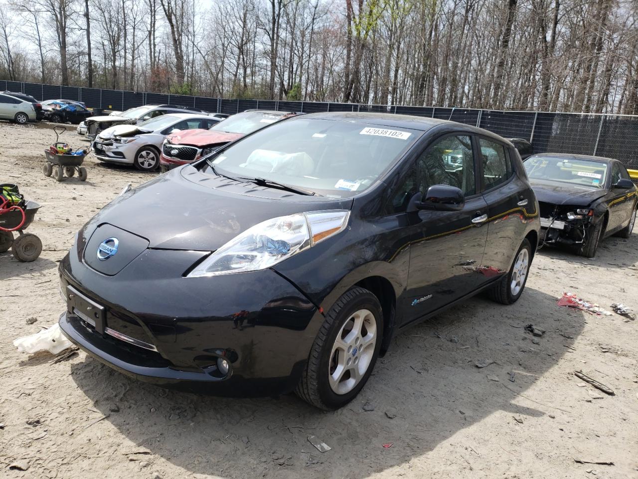 Photo 2 from auction – 2013 NISSAN LEAF S with VIN 1N4AZ0CP9DC405562