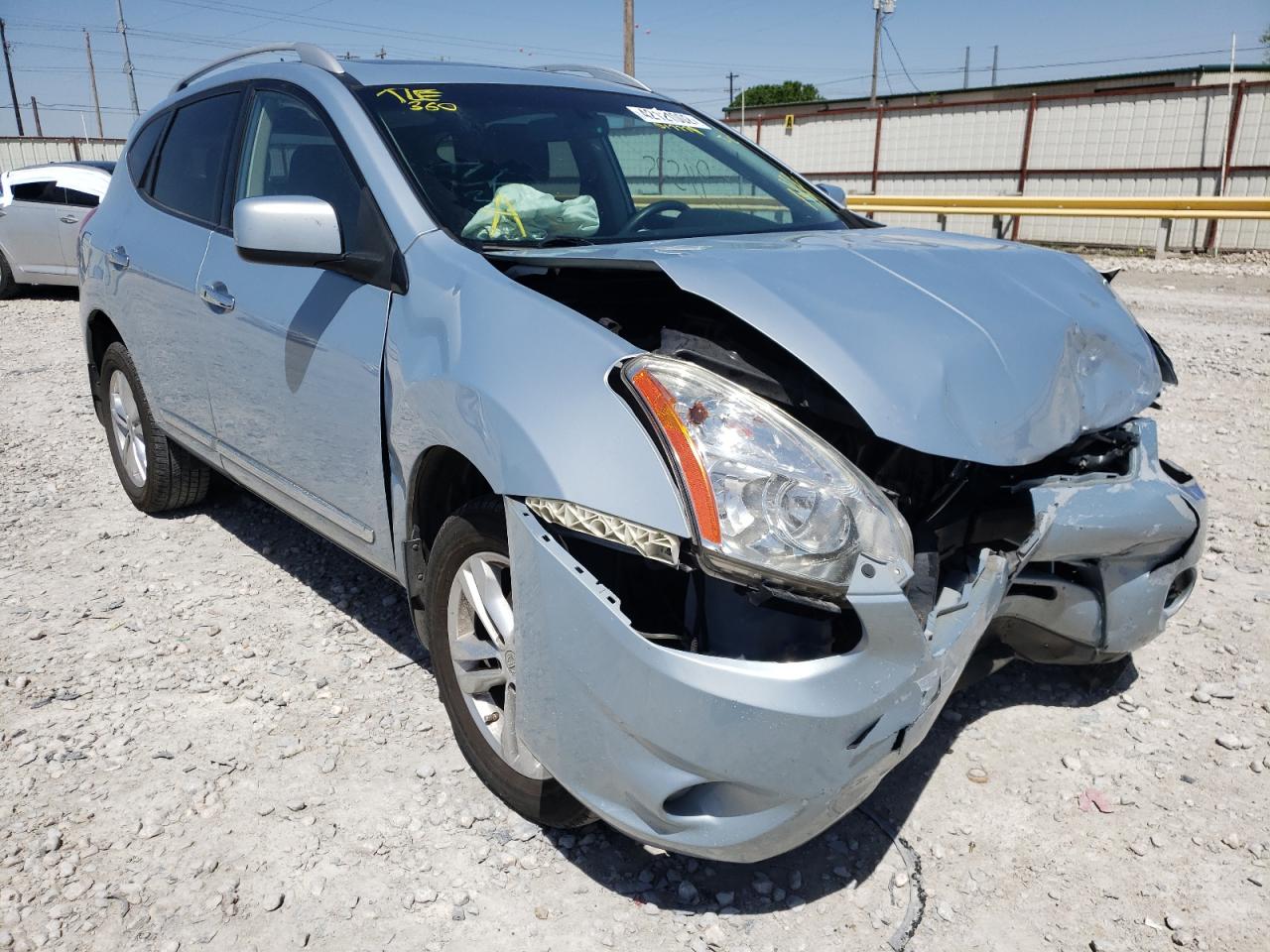 NISSAN ROGUE S 2013 with VIN JN8AS5MT8DW017779 - Photo from auction