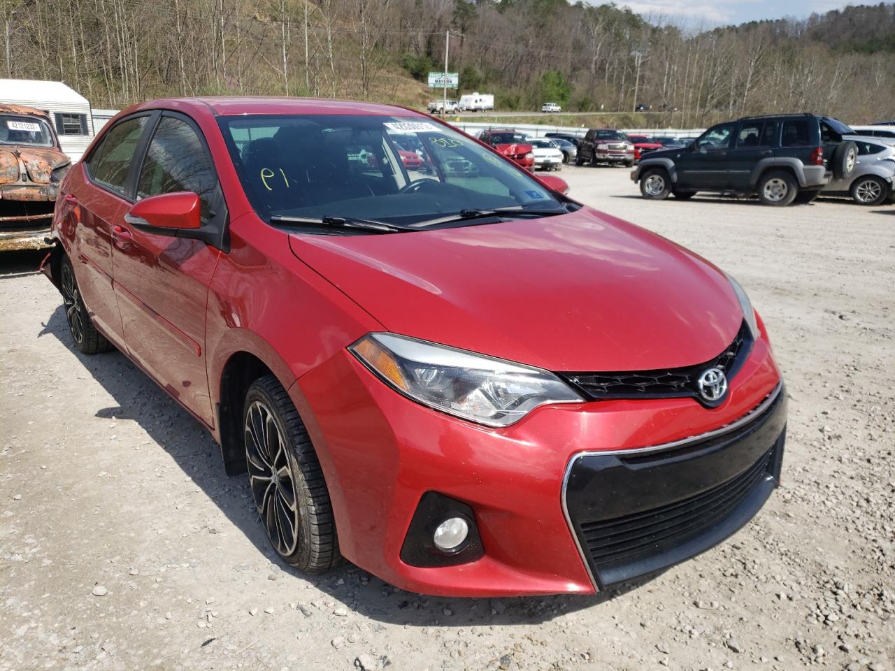 TOYOTA COROLLA L 2014 with VIN 2T1BURHE4EC126036 - Photo from auction