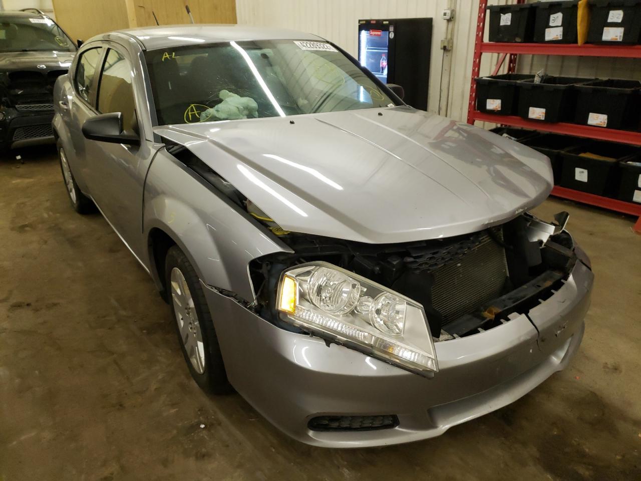 DODGE AVENGER 2014 with VIN 1C3CDZABXEN224882 - Photo from auction