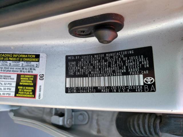 Photo 10 from auction – 2016 TOYOTA COROLLA L with VIN 5YFBURHE0GP524086