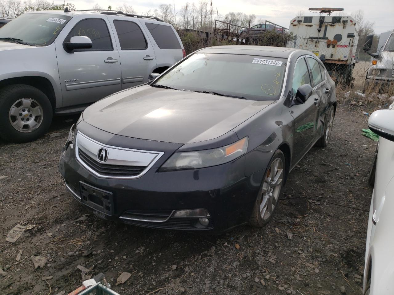 Photo 2 from auction – 2014 ACURA TL ADVANCE with VIN 19UUA9F78EA001035