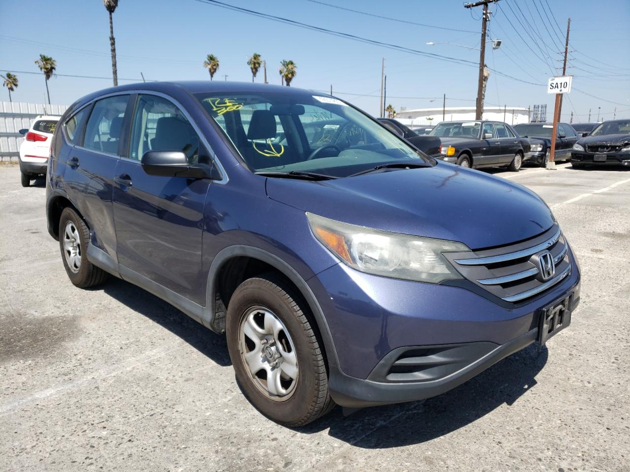 HONDA CR-V LX 2012 with VIN 5J6RM3H34CL041823 - Photo from auction