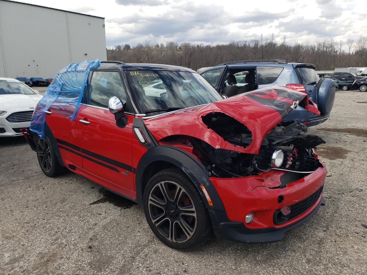 MINI COOPER COU 2014 with VIN WMWXD1C52EWM28945 - Photo from auction