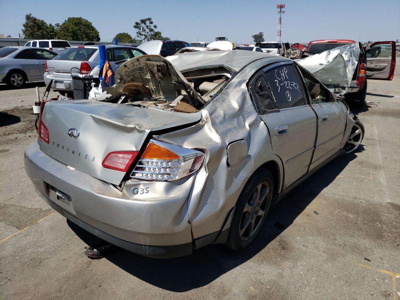 Photo 4 from auction – 2004 INFINITI G35 with VIN JNKCV51E24M110230