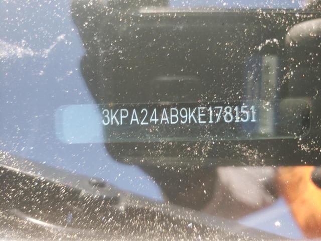 Photo 10 from auction – 2019 KIA RIO S with VIN 3KPA24AB9KE178151