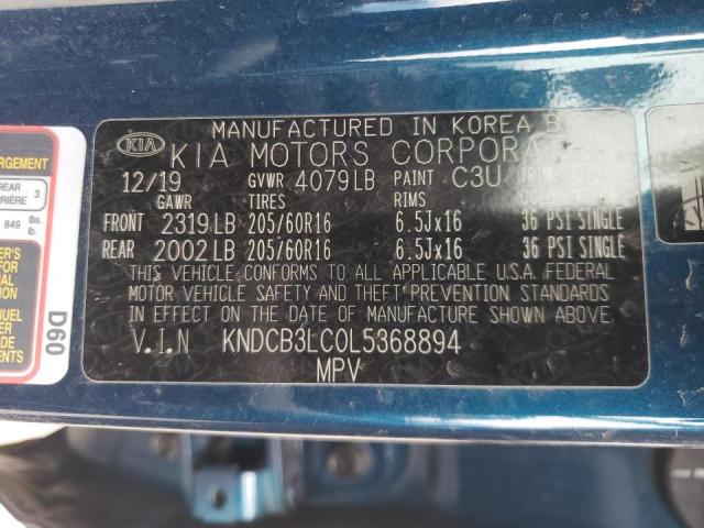 Photo 10 from auction – 2020 KIA NIRO LX with VIN KNDCB3LC0L5368894