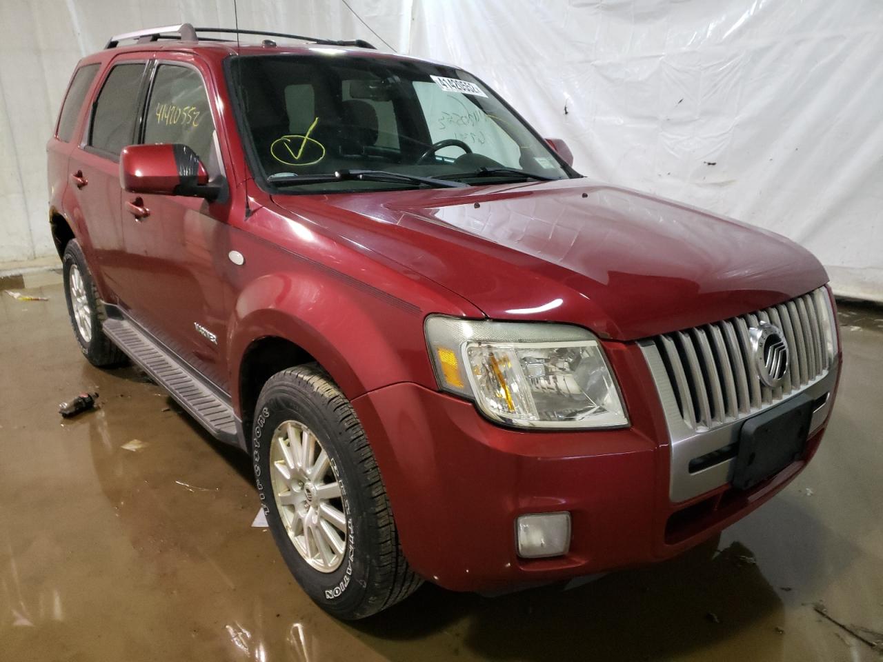 MERCURY MARINER PR 2008 with VIN 4M2CU97118KJ07895 - Photo from auction