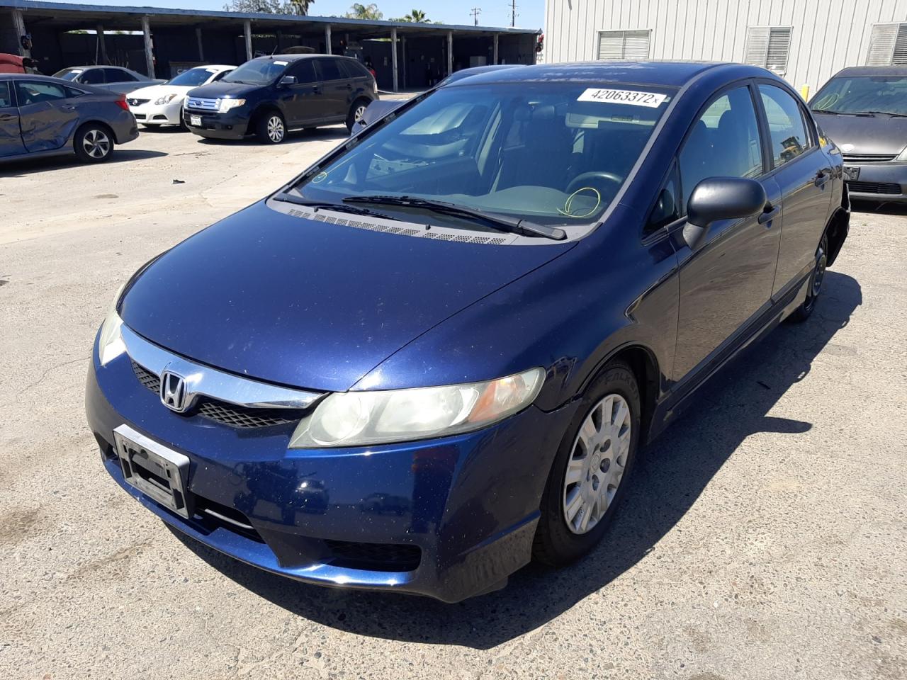 Photo 2 from auction – 2009 HONDA CIVIC VP with VIN 19XFA16389E018006