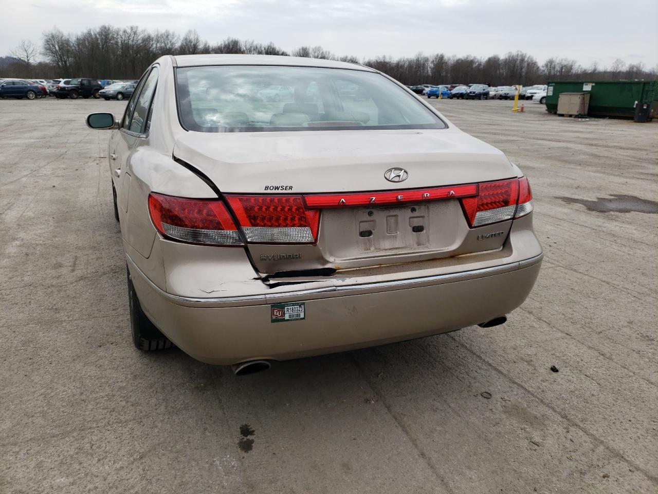 Photo 9 from auction – 2007 HYUNDAI AZERA SE with VIN KMHFC46F47A190356