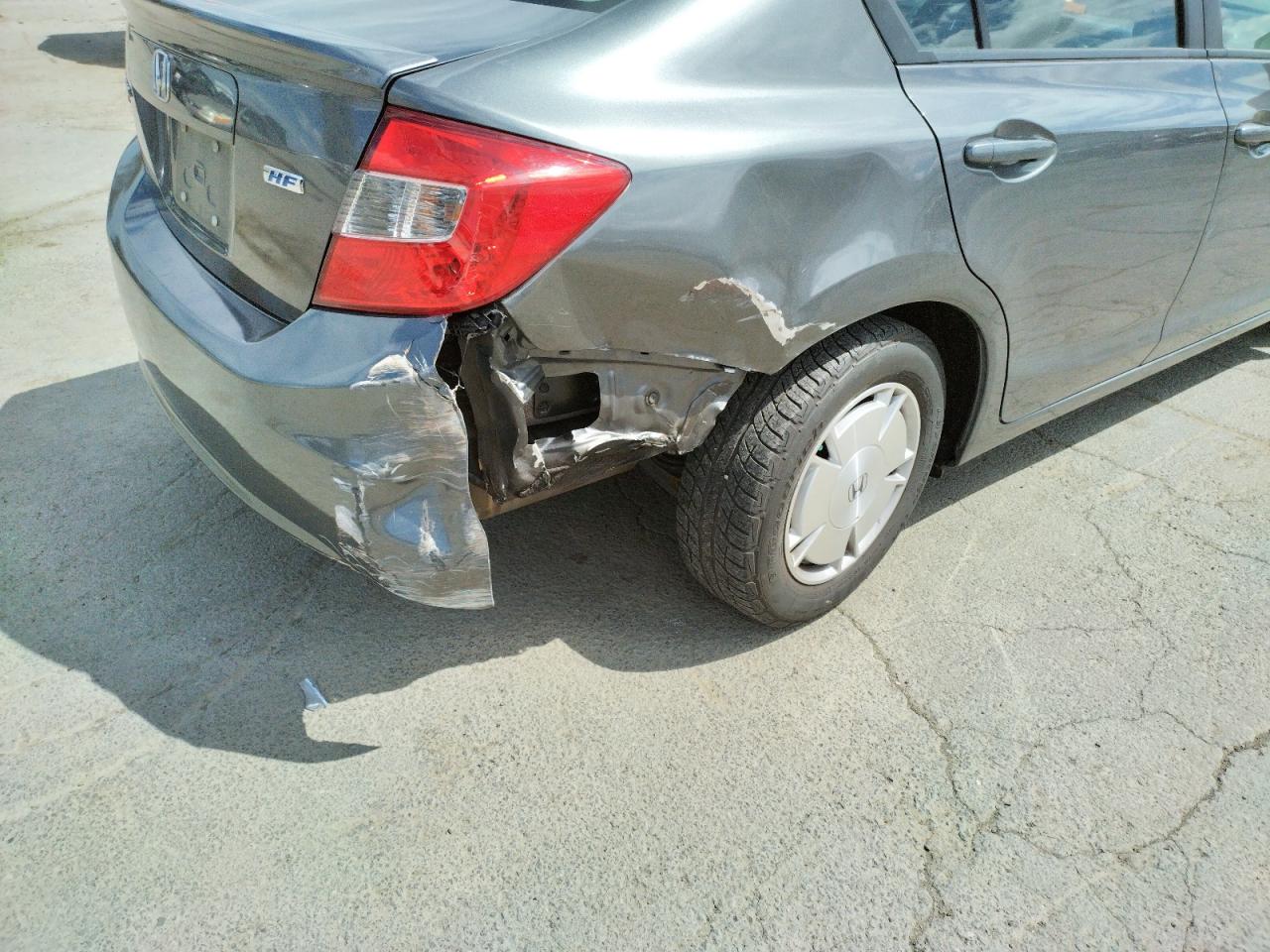 Photo 9 from auction – 2012 HONDA CIVIC HF with VIN 2HGFB2F62CH546747