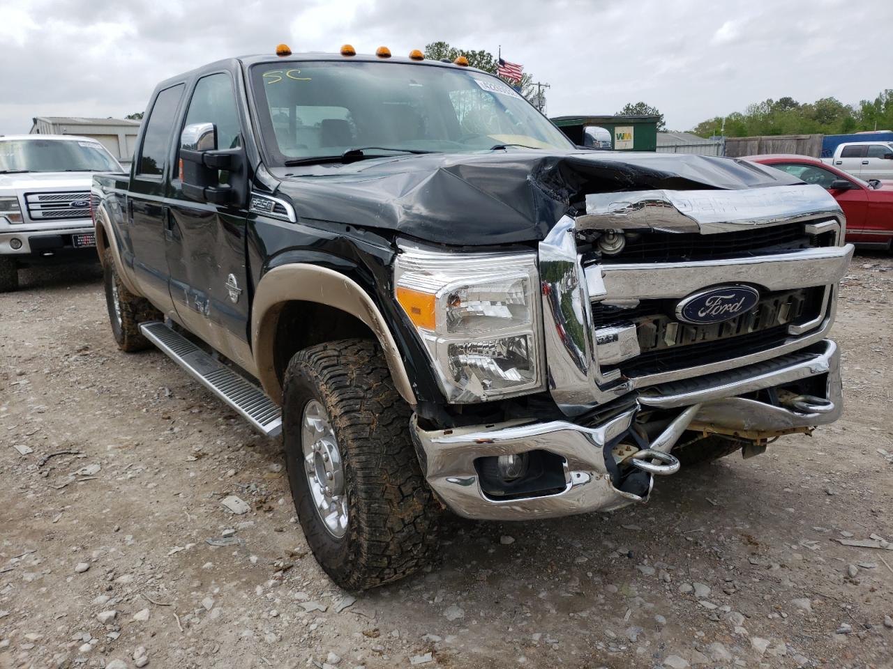 FORD F250 SUPER 2014 with VIN 1FT7W2BT1EEA70827 - Photo from auction