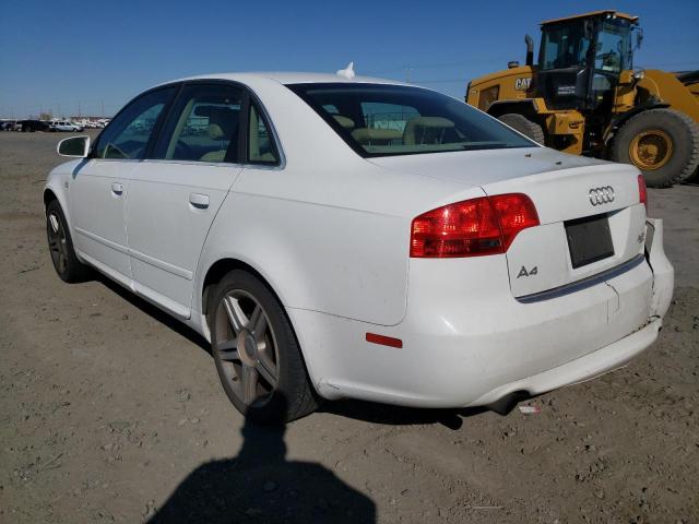 Photo 3 from auction – 2008 AUDI A4 2.0T QU with VIN WAUDF78E38A053769
