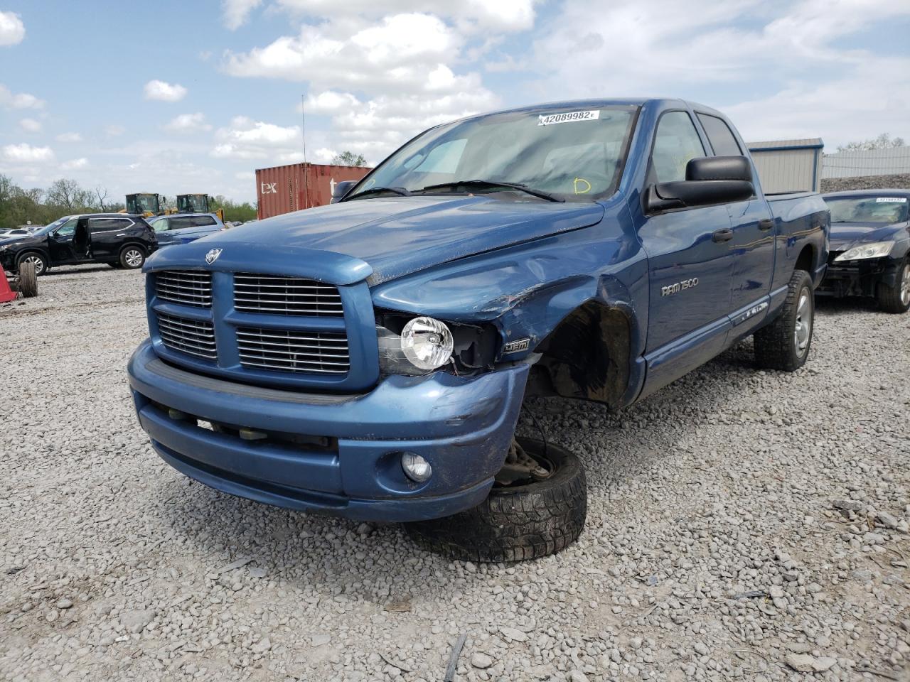 Photo 2 from auction – 2005 DODGE RAM 1500 S with VIN 1D7HA18D55S350884