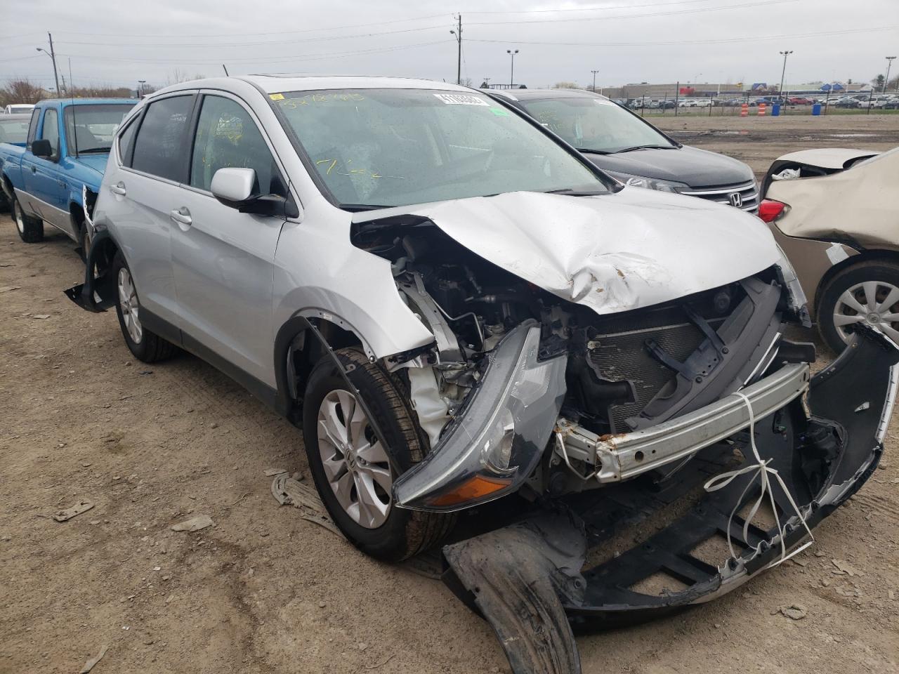 HONDA CR-V EX 2013 with VIN 2HKRM4H58DH651730 - Photo from auction