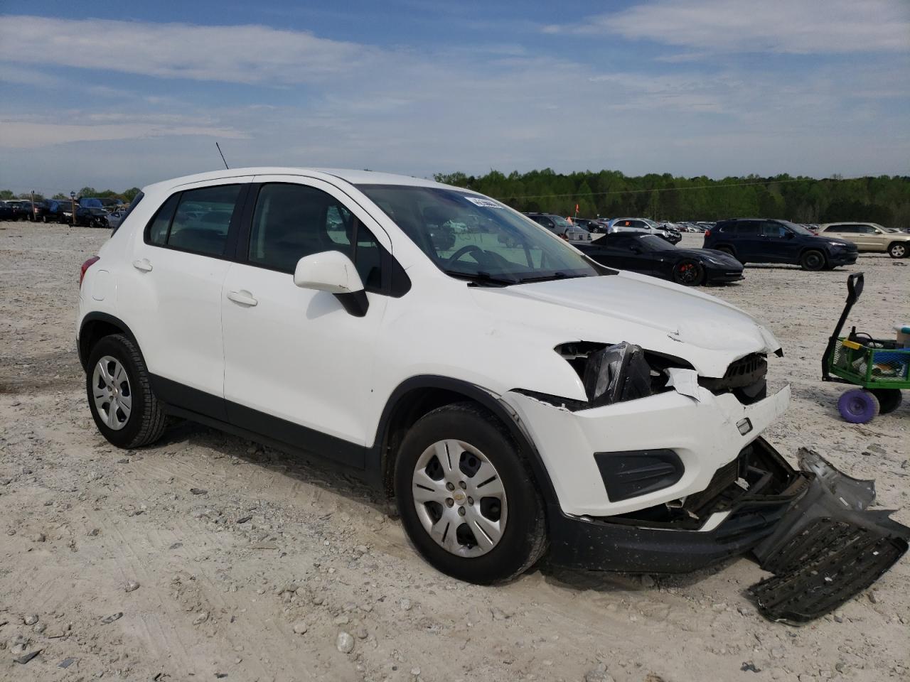 CHEVROLET TRAX LS 2015 with VIN KL7CJKSB6FB075719 - Photo from auction
