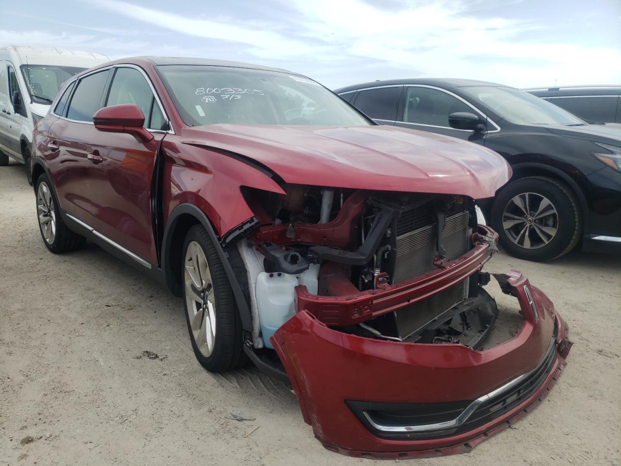 LINCOLN MKX RESERV 2017 with VIN 2LMPJ6LRXHBL20171 - Photo from auction