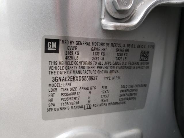 Photo 10 from auction – 2013 CHEVROLET CAPTIVA LS with VIN 3GNAL2EKXDS550927