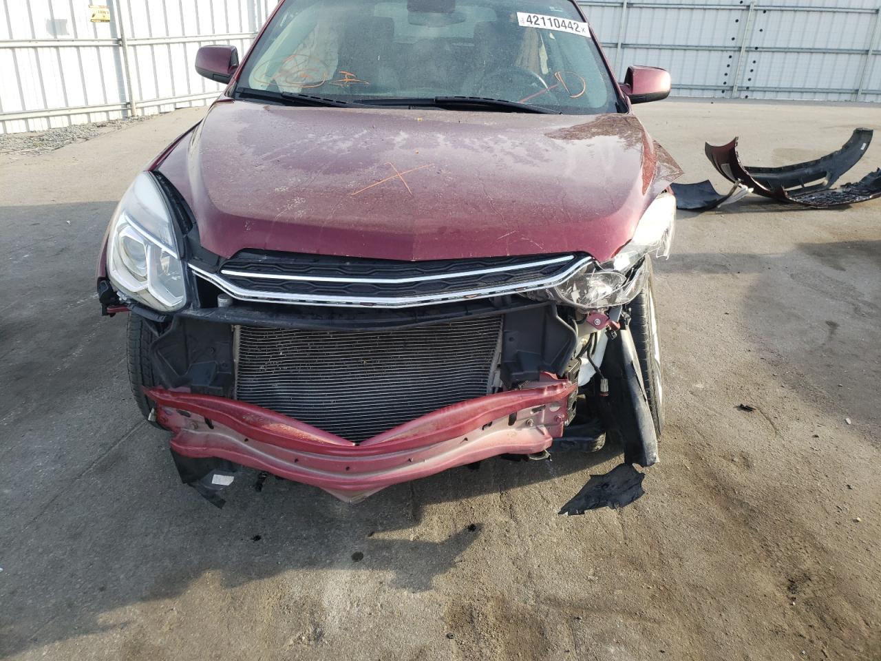 Photo 9 from auction – 2017 CHEVROLET EQUINOX LT with VIN 2GNALCEK6H1552956