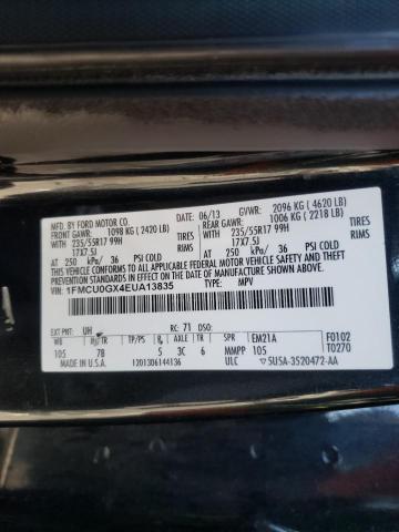 Photo 10 from auction – 2014 FORD ESCAPE SE with VIN 1FMCU0GX4EUA13835