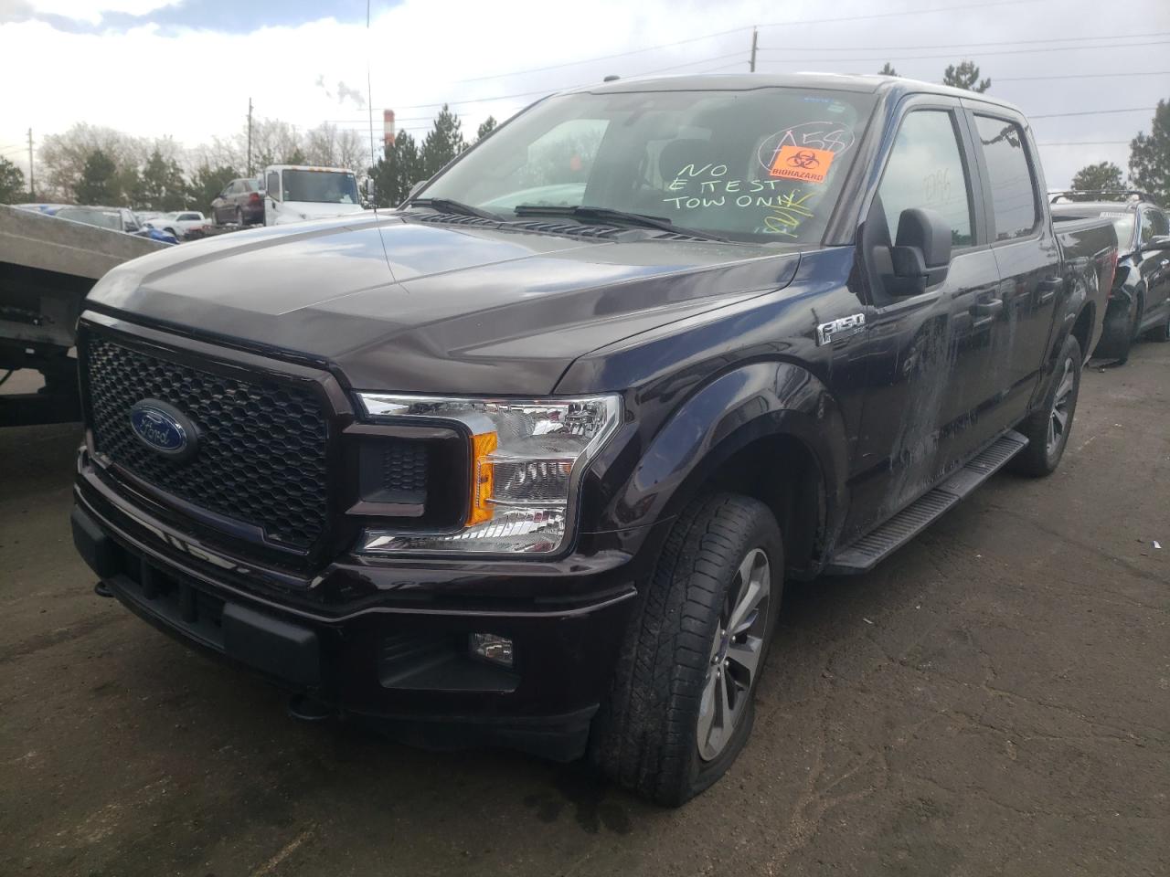 Photo 2 from auction – 2019 FORD F150 SUPER with VIN 1FTEW1E49KFA16106