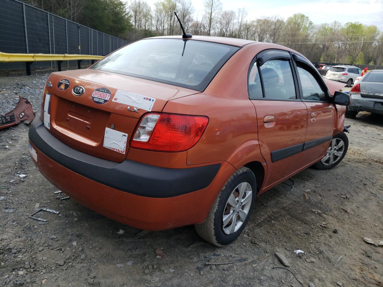 Photo 4 from auction – 2009 KIA RIO BASE with VIN KNADE223796466263
