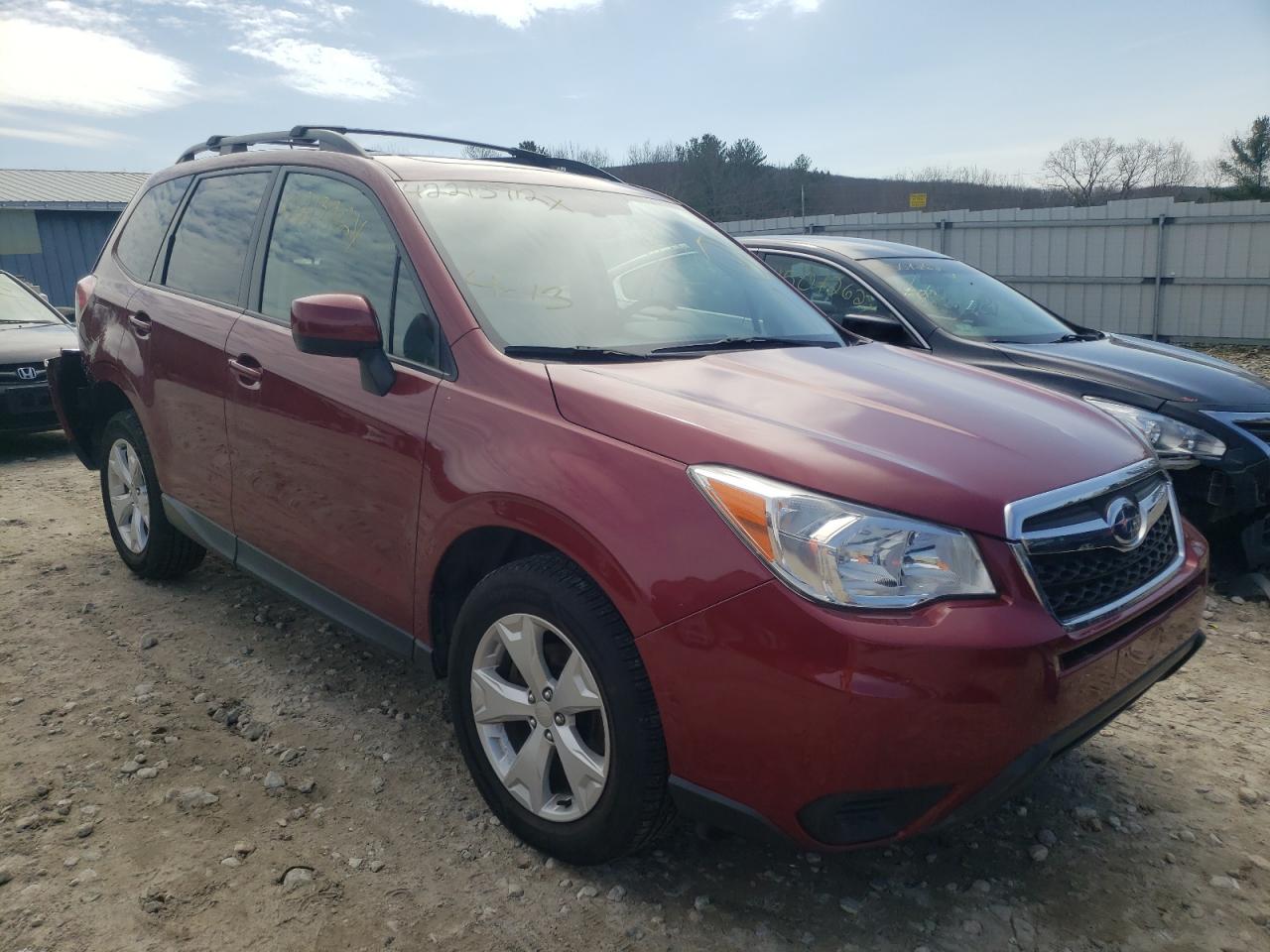 SUBARU FORESTER 2 2015 with VIN JF2SJADCXFH410512 - Photo from auction