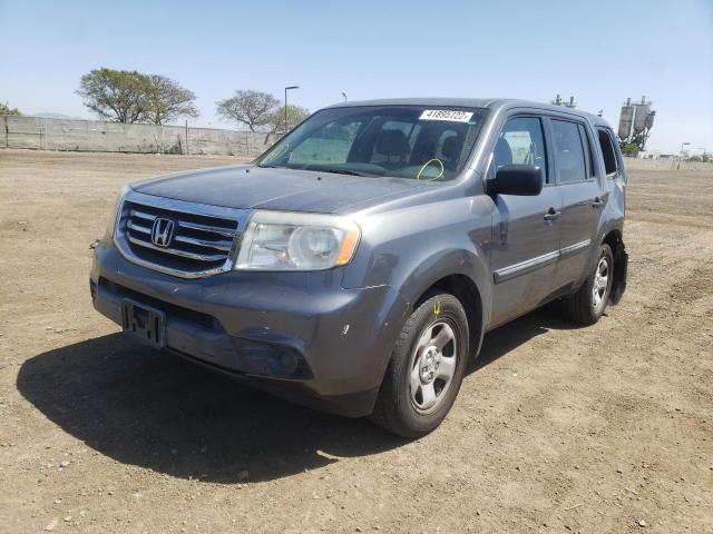 Photo 2 from auction – 2012 HONDA PILOT LX with VIN 5FNYF4H23CB056860