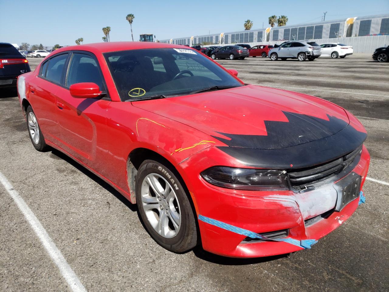 DODGE CHARGER SX 2020 with VIN 2C3CDXBG1LH138803 - Photo from auction