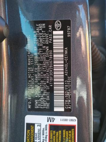 Zdjęcie 10 z aukcji – 2011 TOYOTA CAMRY BASE z VIN 4T1BF3EK2BU678890