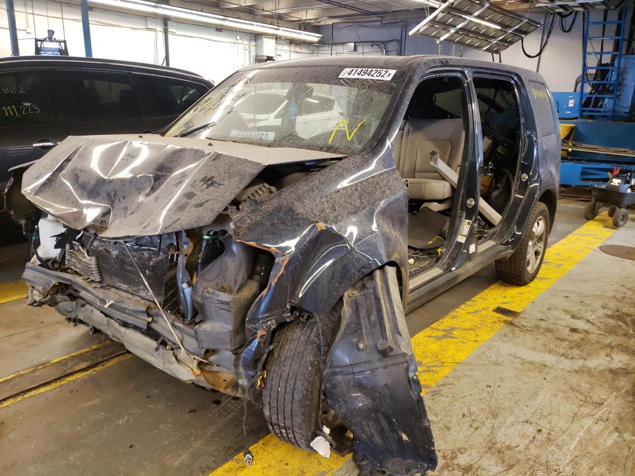 Photo 2 from auction – 2012 HONDA PILOT EXL with VIN 5FNYF4H57CB037349