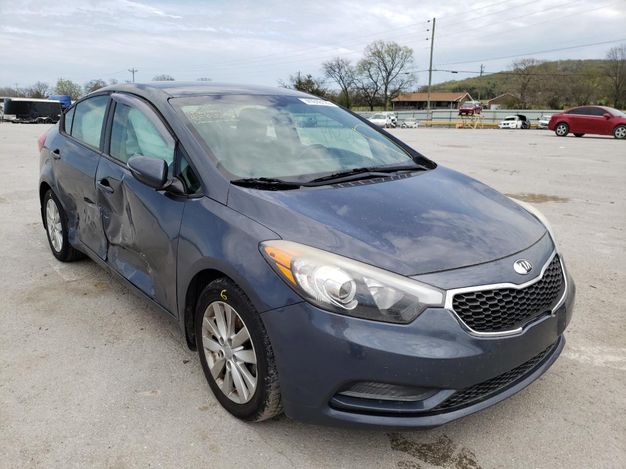 KIA FORTE LX 2014 with VIN KNAFX4A6XE5202870 - Photo from auction