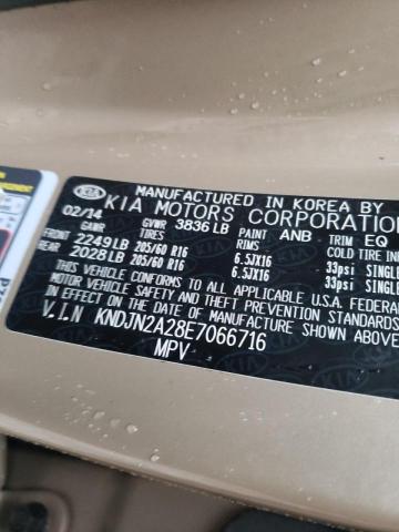 Photo 10 from auction – 2014 KIA SOUL with VIN KNDJN2A28E7066716