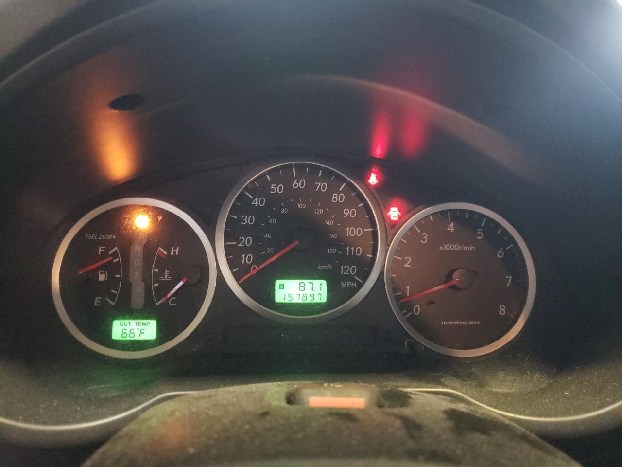 Photo 8 from auction – 2006 SUBARU IMPREZA OU with VIN JF1GG68626H819677