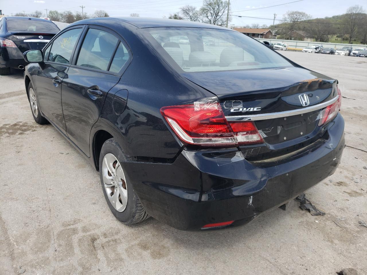 Photo 3 from auction – 2014 HONDA CIVIC LX with VIN 19XFB2F54EE013836