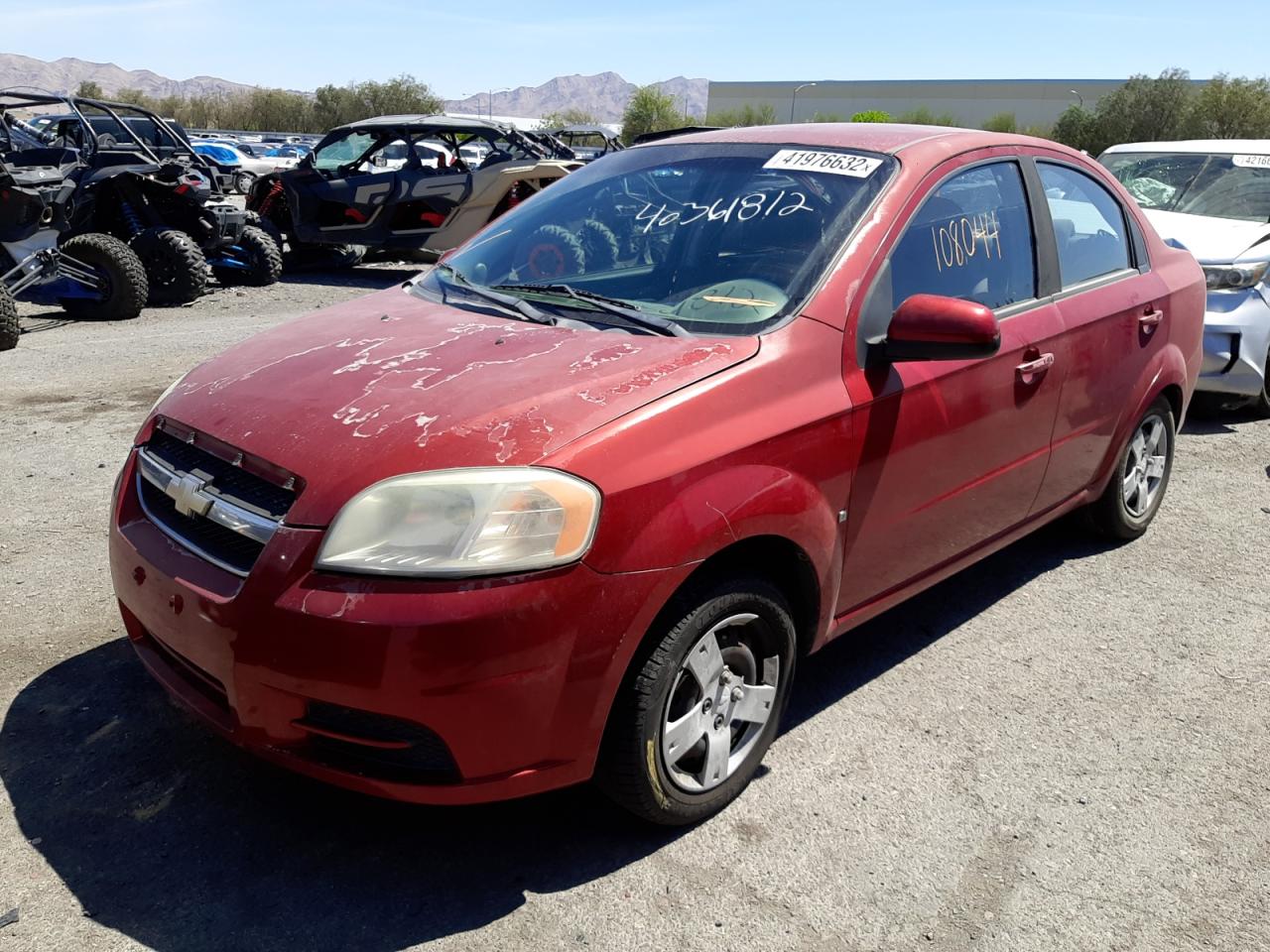 Photo 2 from auction – 2009 CHEVROLET AVEO LS with VIN KL1TD56E09B335317