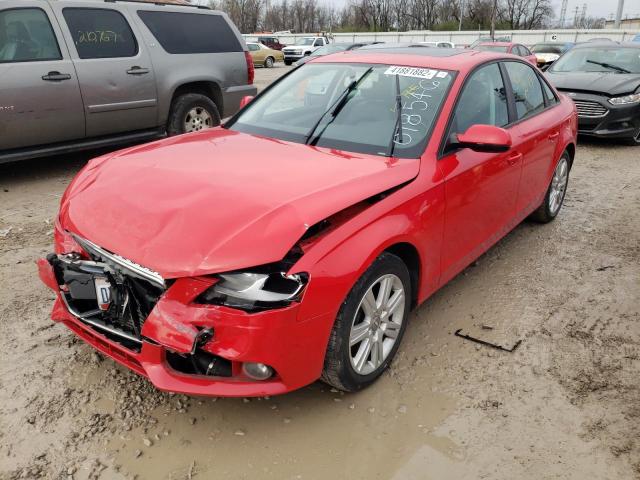Photo 2 from auction – 2010 AUDI A4 PREMIUM with VIN WAUBFAFL0AN018546