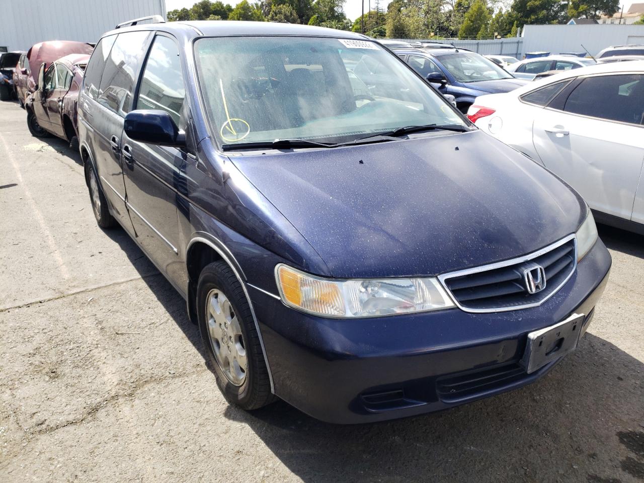 HONDA ODYSSEY EX 2003 with VIN 5FNRL180X3B100668 - Photo from auction
