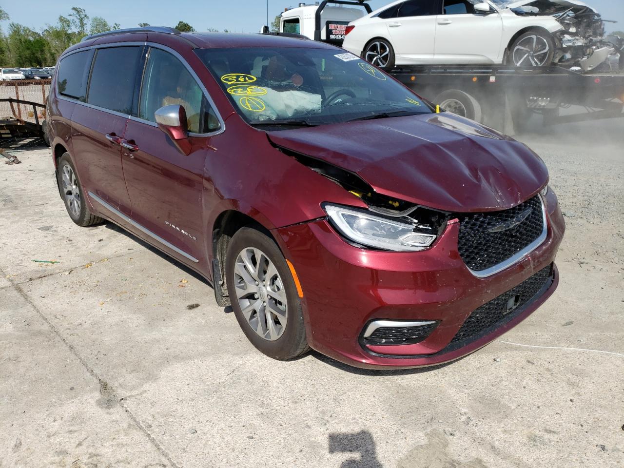 CHRYSLER PACIFICA H 2021 with VIN 2C4RC1N74MR540604 - Photo from auction