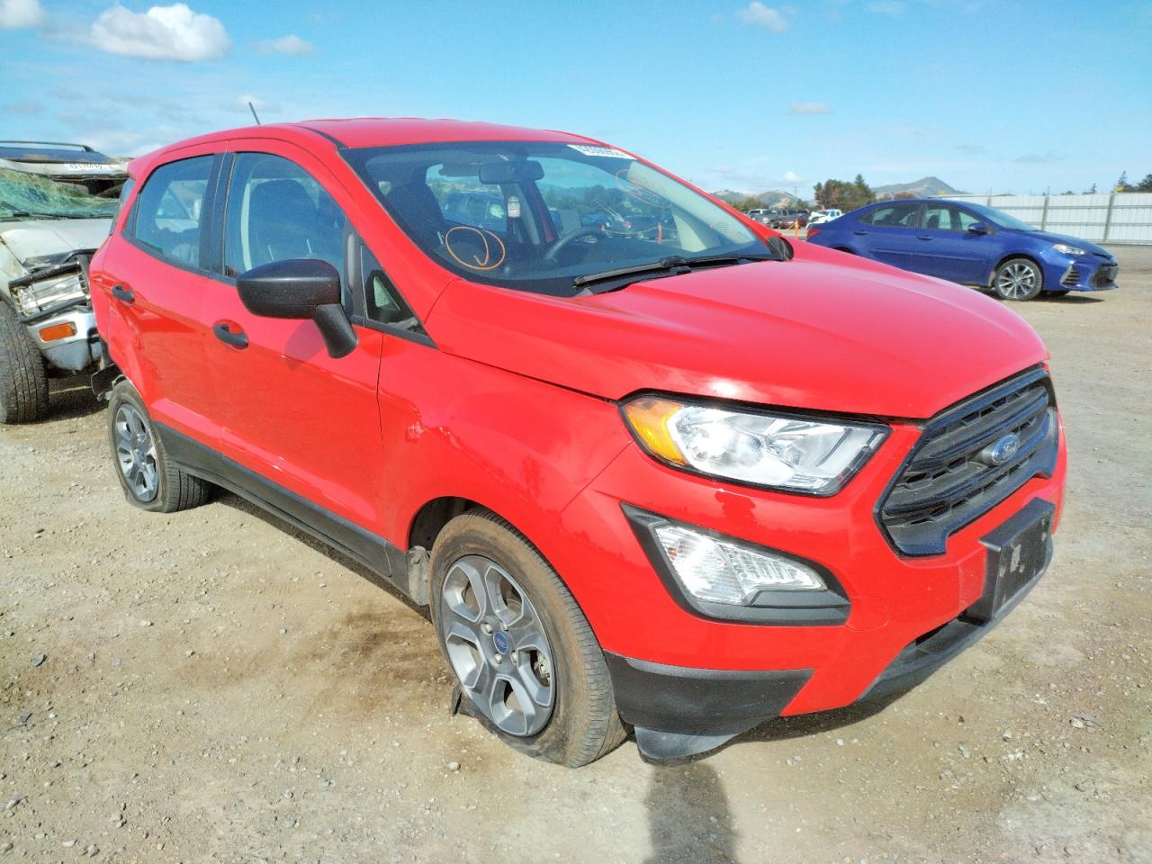 FORD ECOSPORT S 2020 with VIN MAJ3S2FE2LC348199 - Photo from auction