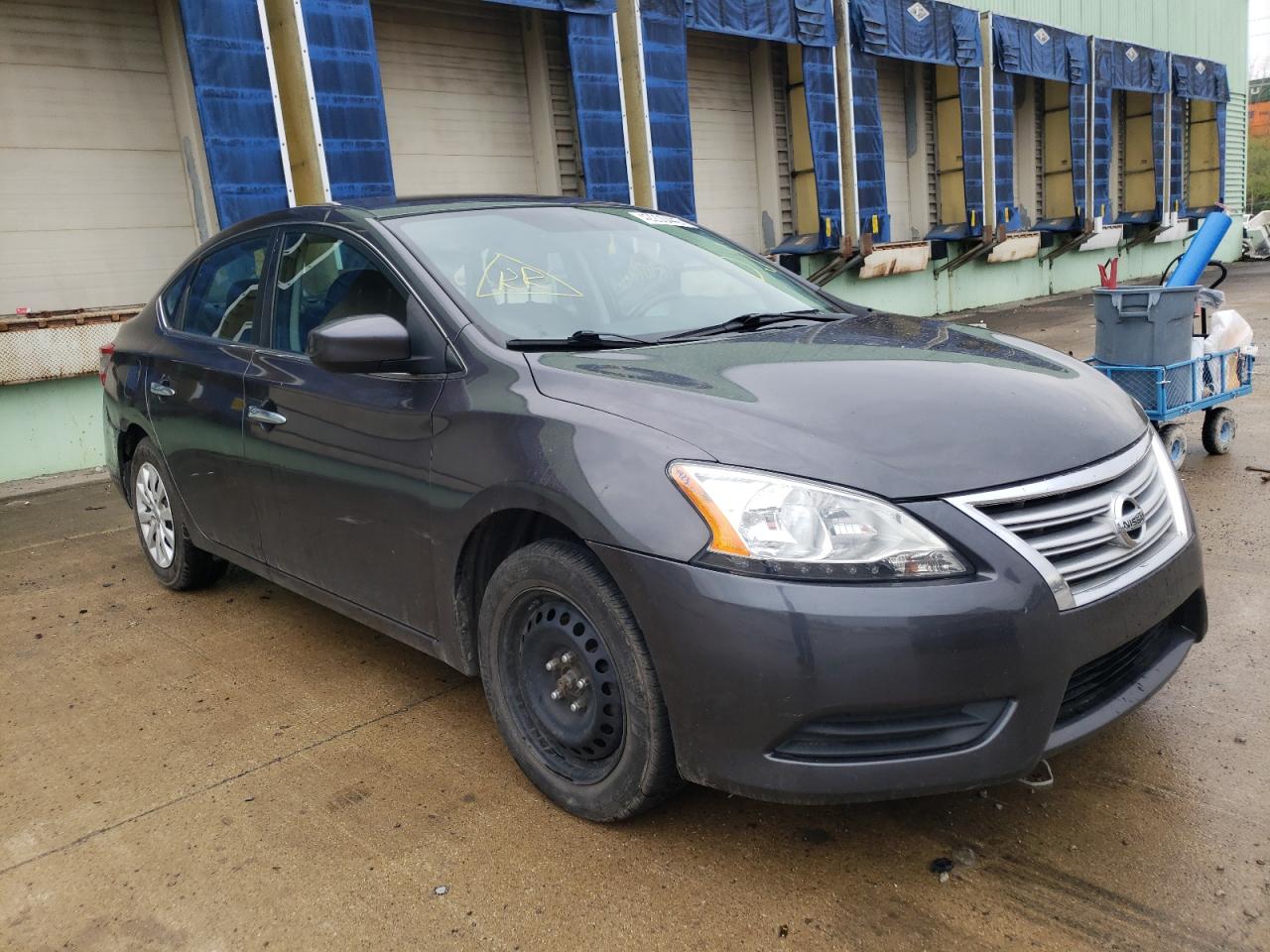 NISSAN SENTRA S 2015 with VIN 3N1AB7APXFL634546 - Photo from auction