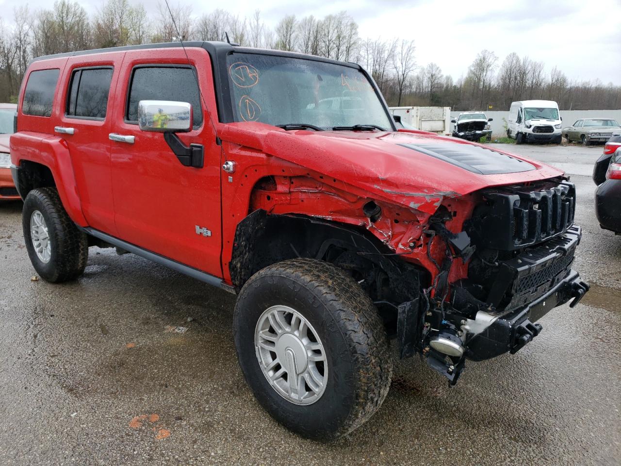 HUMMER H3 2008 with VIN 5GTEN13E088203769 - Photo from auction