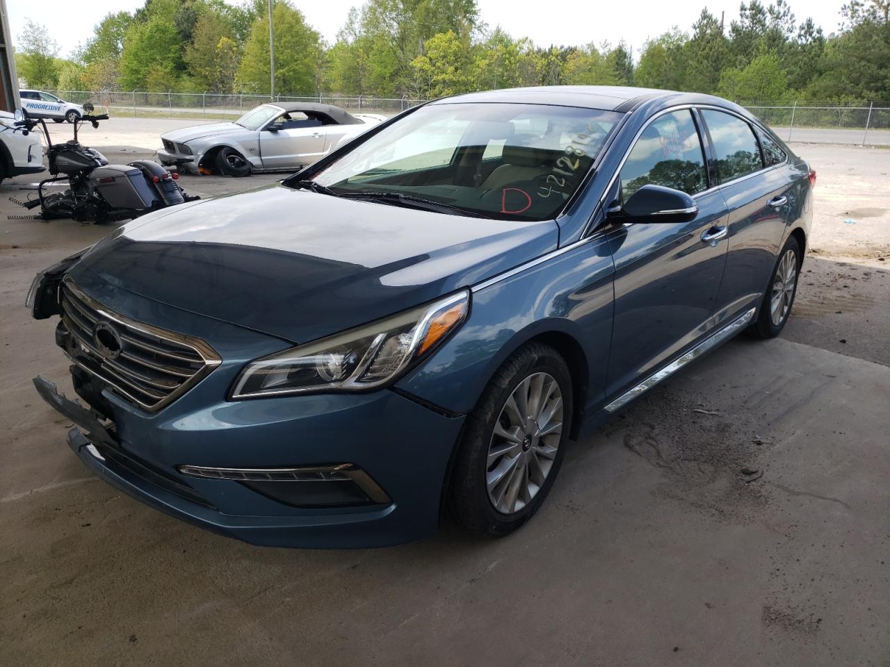 Photo 2 from auction – 2015 HYUNDAI SONATA SPO with VIN 5NPE34AF8FH069554
