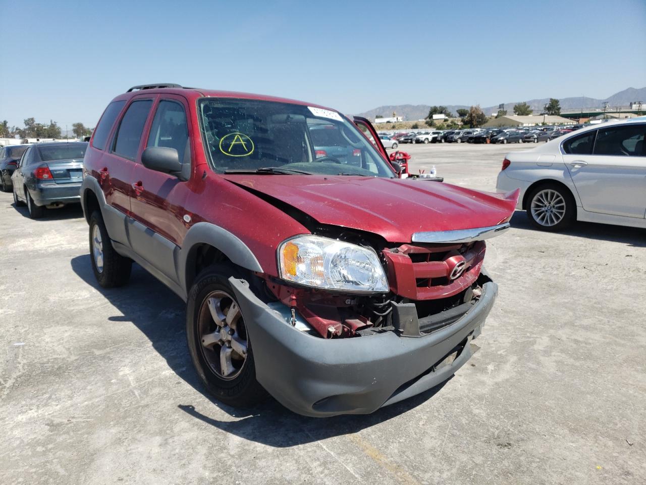MAZDA TRIBUTE I 2006 with VIN 4F2YZ92Z16KM28309 - Photo from auction