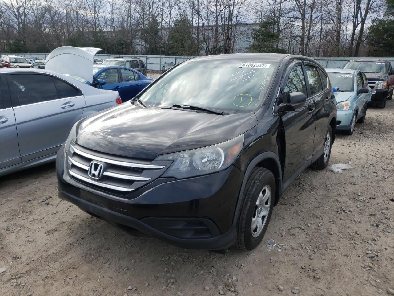 Photo 2 from auction – 2014 HONDA CR-V LX with VIN 2HKRM4H34EH607708