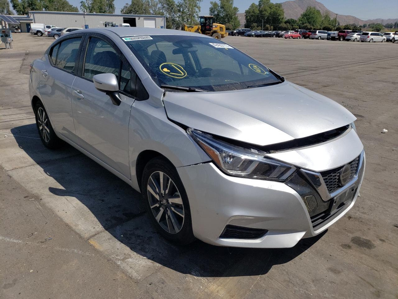 NISSAN VERSA SV 2021 with VIN 3N1CN8EVXML882937 - Photo from auction