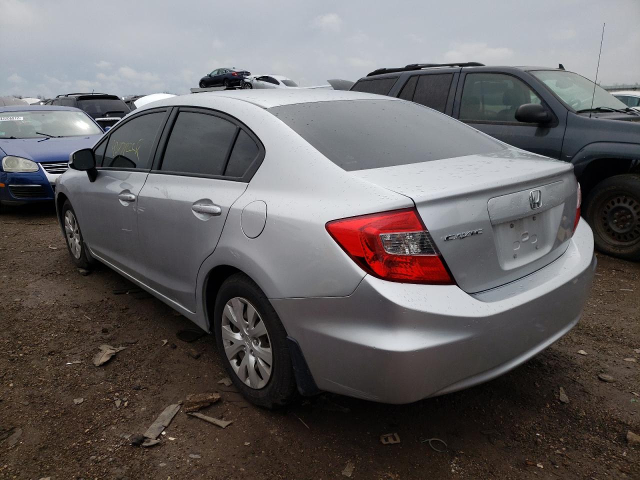 Photo 3 from auction – 2012 HONDA CIVIC LX with VIN 19XFB2F57CE081853