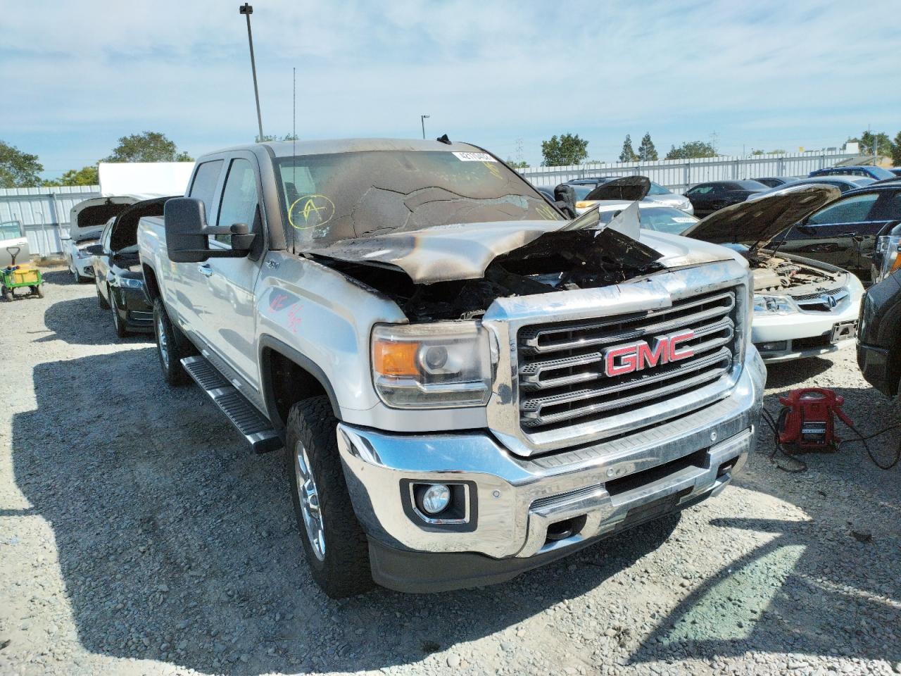 GMC SIERRA K25 2015 with VIN 1GT12ZE87FF123558 - Photo from auction