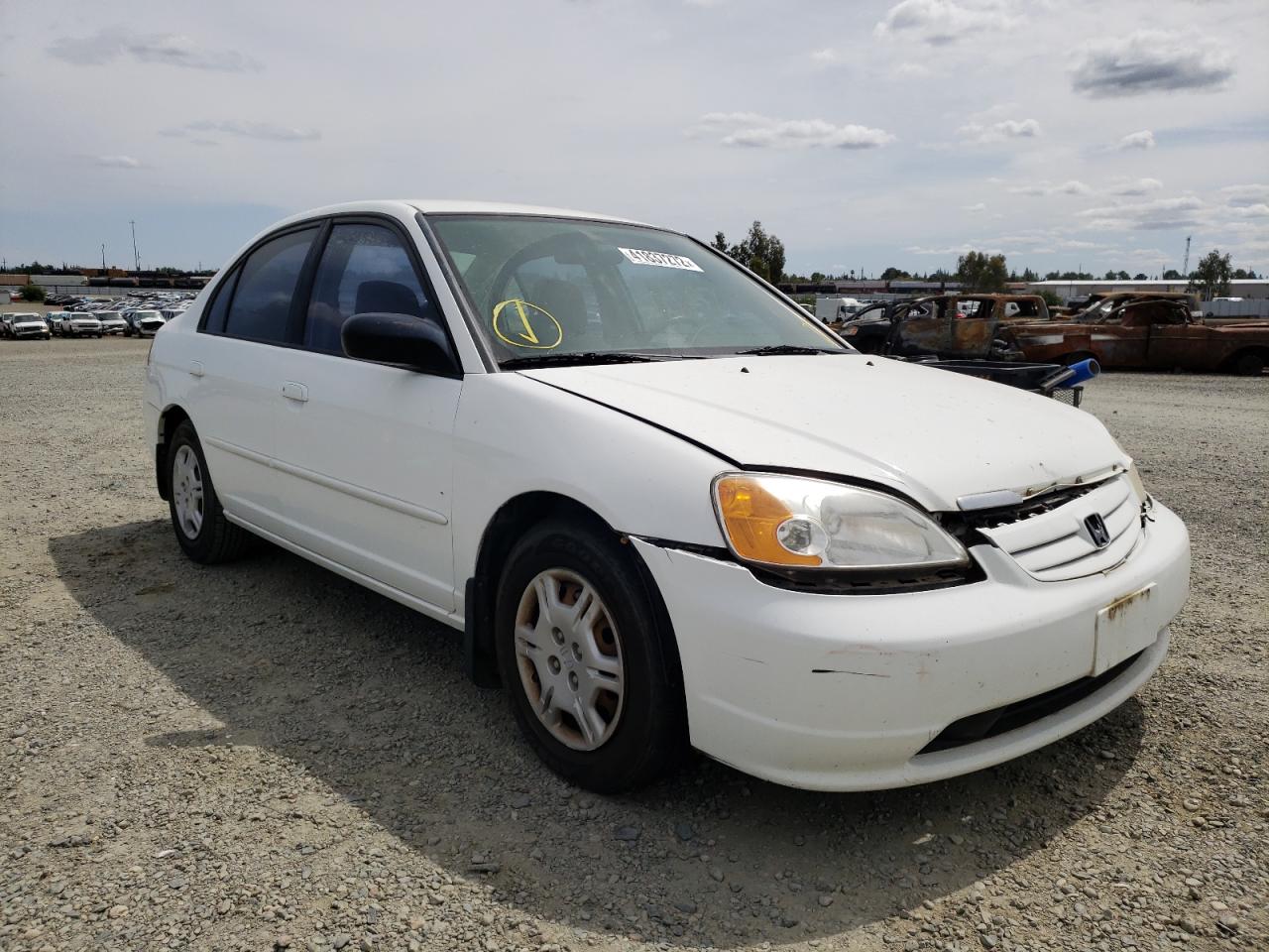 HONDA CIVIC 2002 with VIN 2HGES15532H500549 - Photo from auction