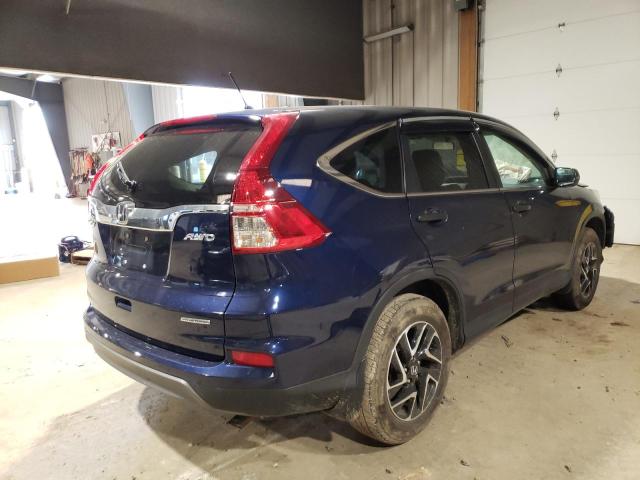 Photo 4 from auction – 2016 HONDA CR-V SE with VIN 2HKRM4H41GH607046